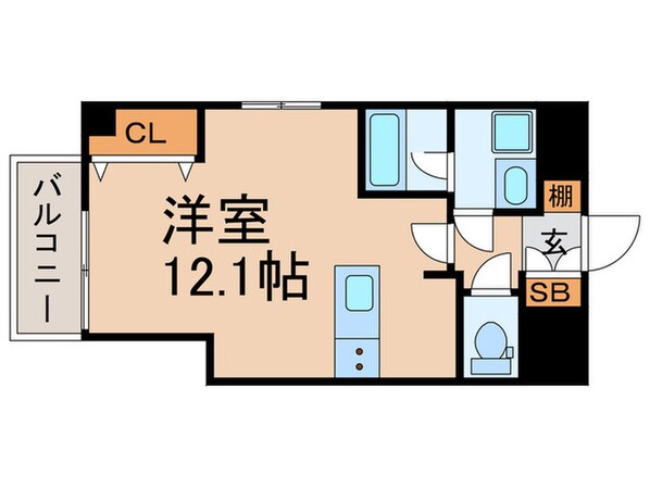 FLORA東中野の物件間取画像